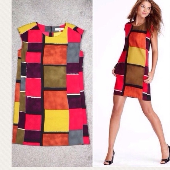 Color block shift dress - Picture 1 of 6